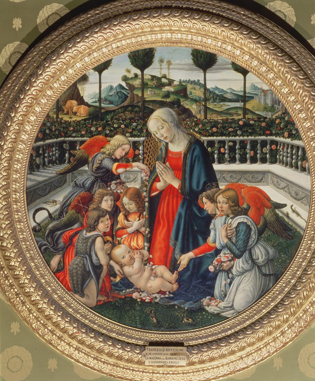 Mesih Çocuğun hayranlığı by Francesco Botticini