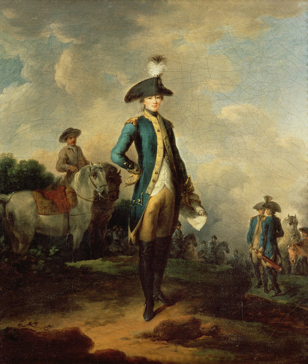 ಮಾರ್ಕ್ವಿಸ್ ಡಿ ಲಾ ಫಾಯೆಟ್ಟೆ (1757-1834), c.1781-85 ಟರ್ಕಿಶ್ by Francesco Giuseppe Casanova