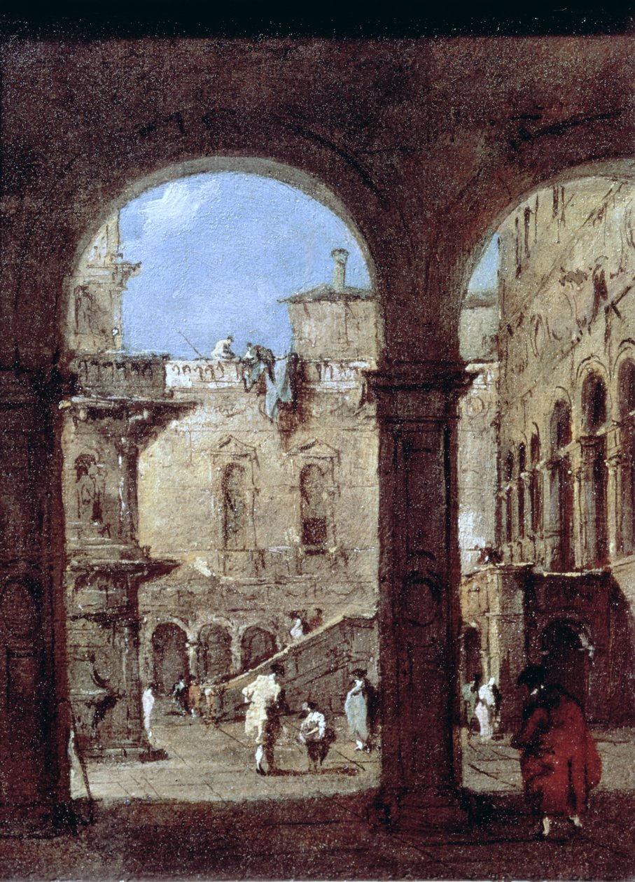 Mimari Capriccio, c.1770 by Francesco Guardi