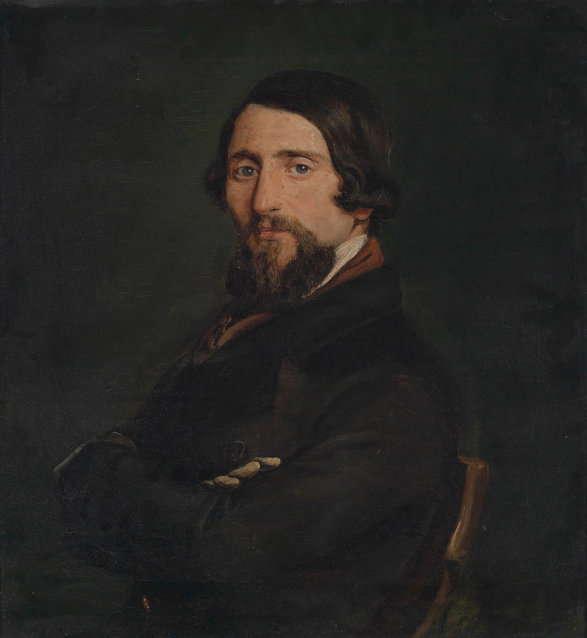 Bir beyefendi portresi by Francesco Hayez