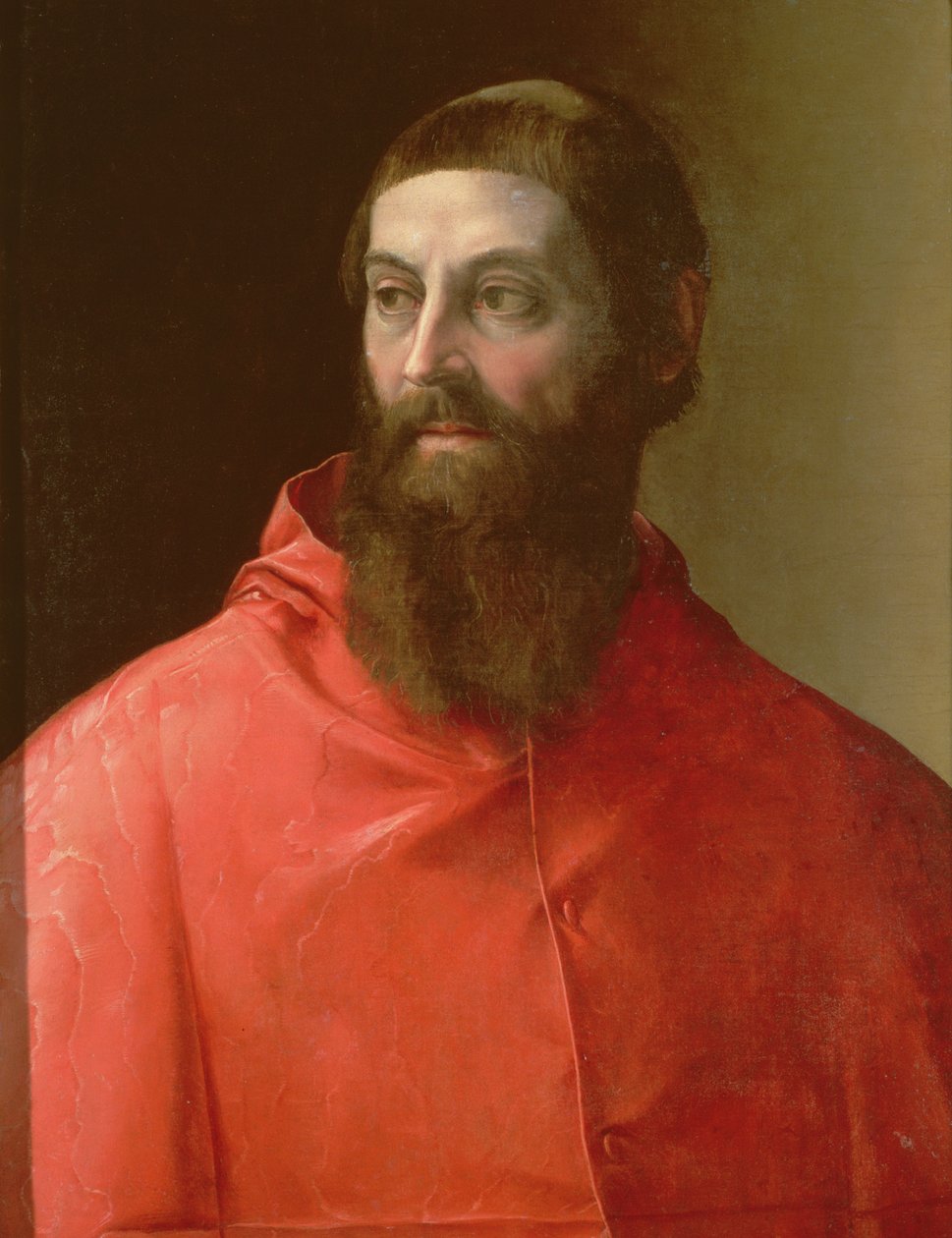 Kardinal Rudolfo Pio, Faenza Piskoposu (c.1500-64), 1528 by Francesco de Rossi Salviati Cecchino