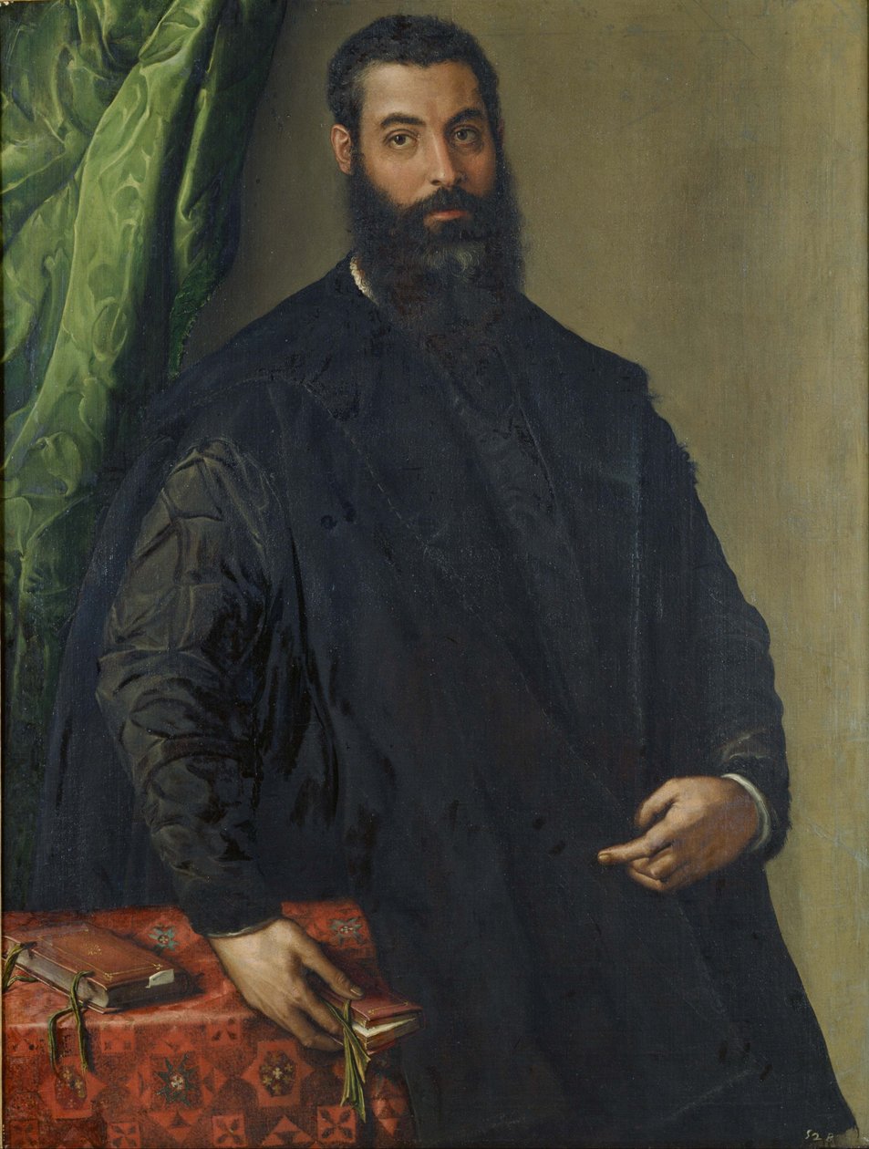 Bir Adamın Portresi by Francesco de Rossi Salviati Cecchino