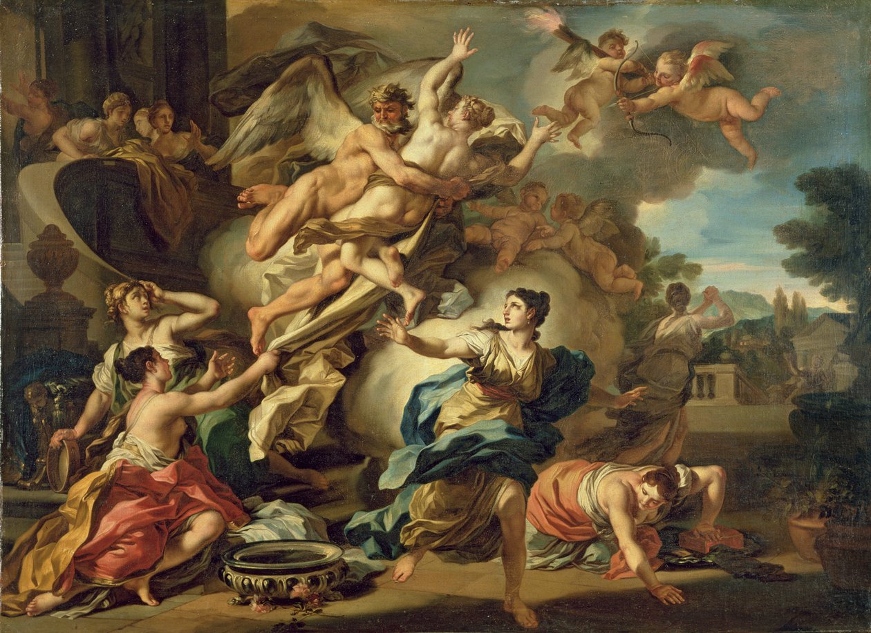 Abduction of Orithyia  by Francesco Solimena
