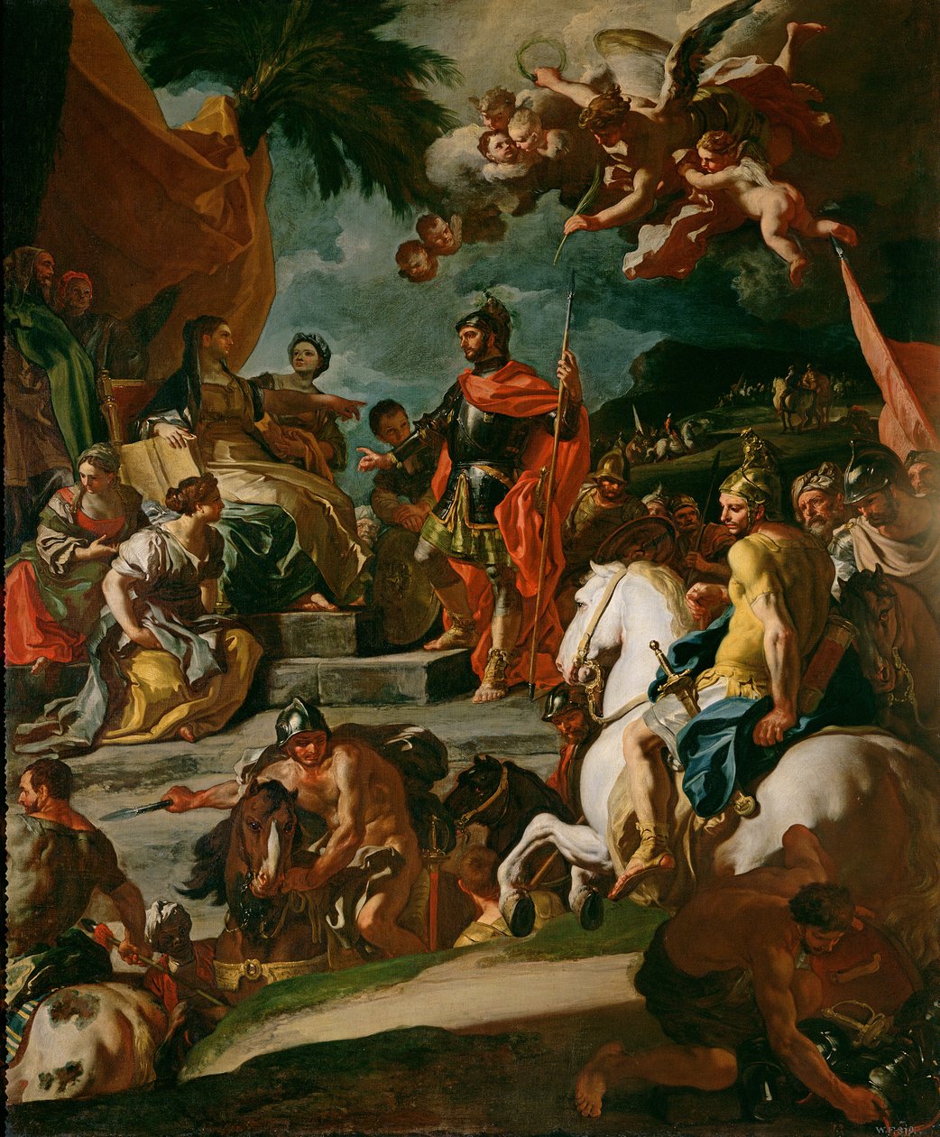 Barak ve Deborah by Francesco Solimena