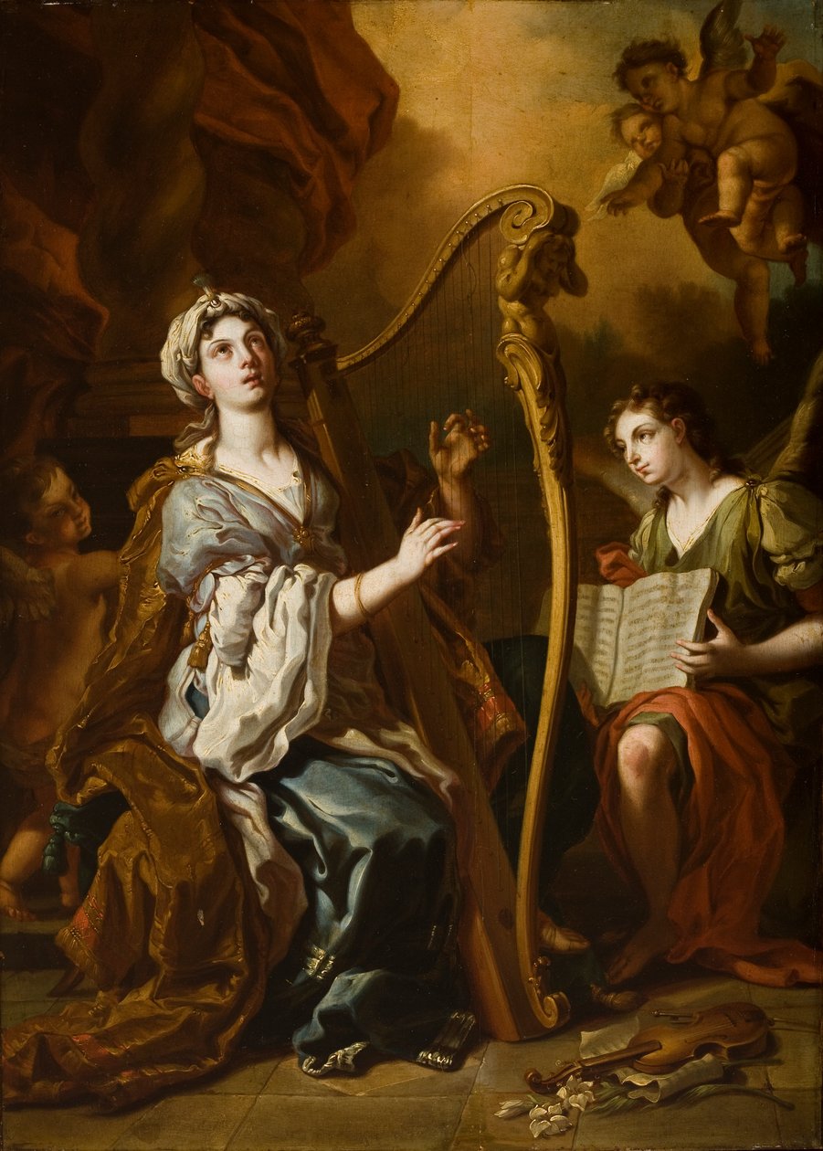 NS. Cecilia by Francesco Solimena