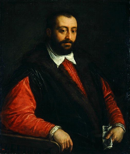 Bir Adamın Portresi (tuval üzerine yağlı boya) by Francesco Bassano