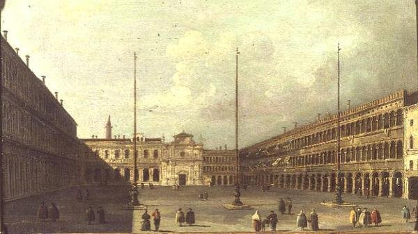 Rakamlarla Piazza San Marco, Venedik, by Francesco (after) Guardi