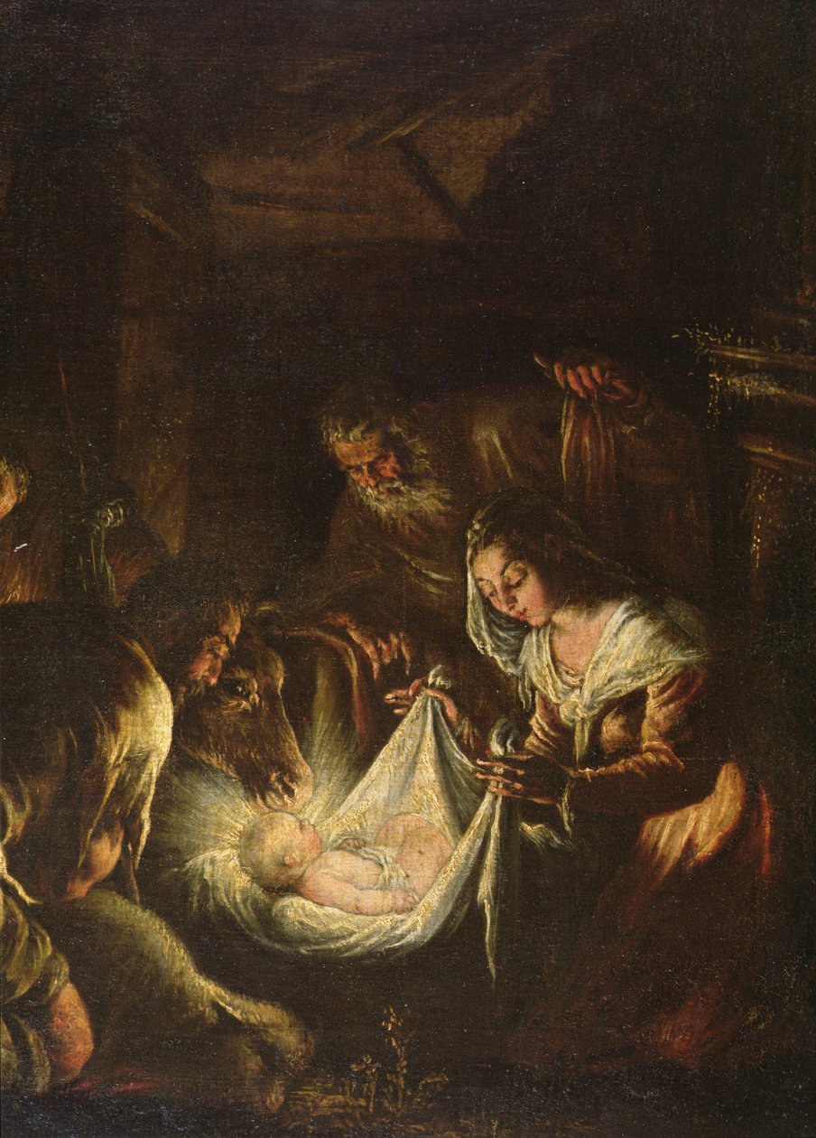 Çobanların Tapınması, 1588-90 by Francesco Bassano