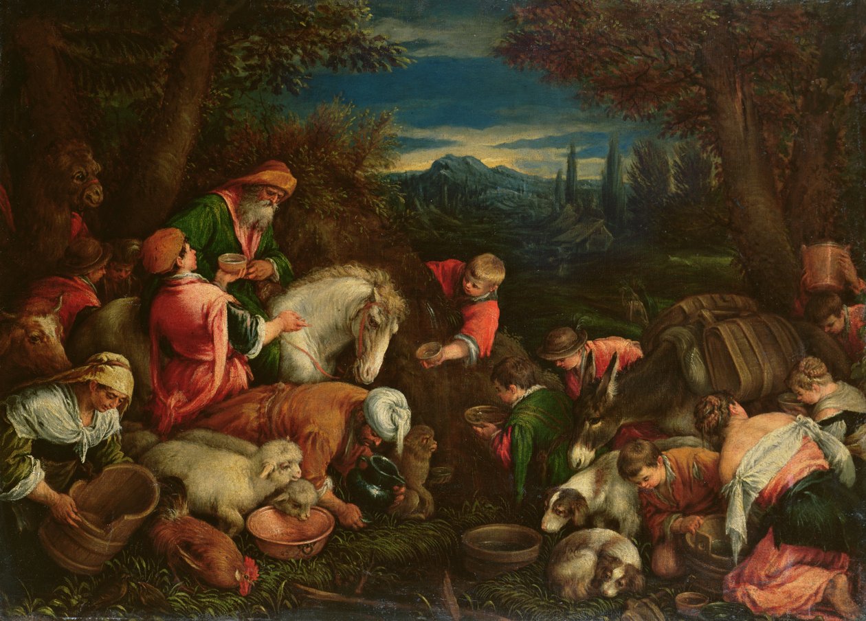 Yakup ve Laban Kuyuda, 1590 by Francesco Bassano