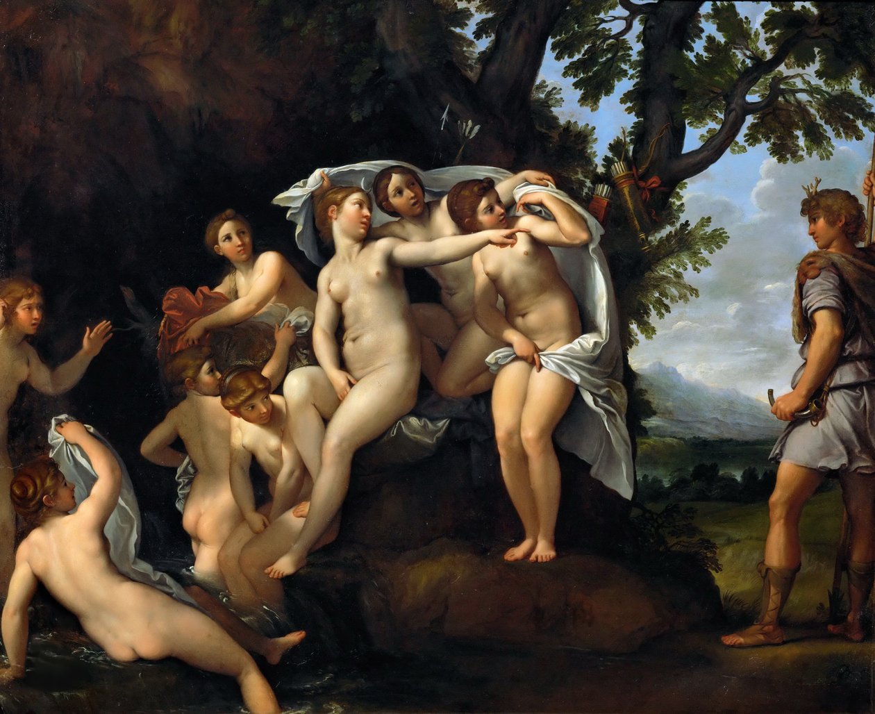 Diana ve Actaeon, c. 1617. by Francesco Albani