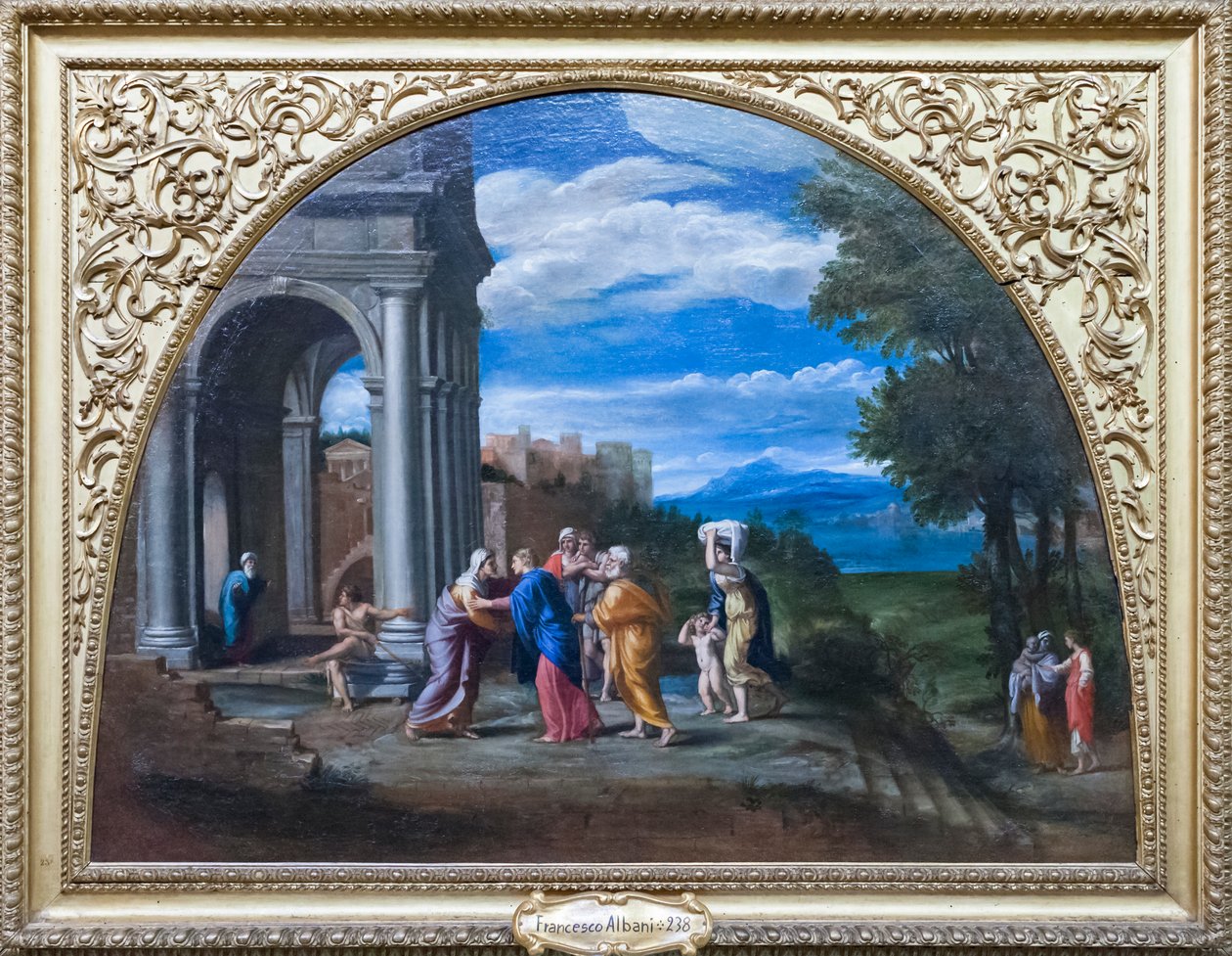 Ziyaret ile manzara by Francesco Albani