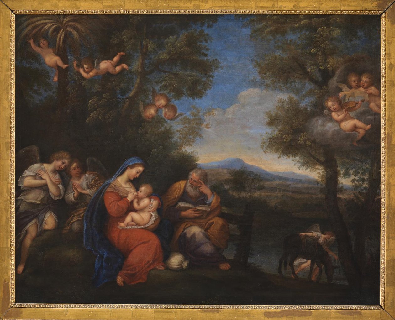 Mısır'a Uçuşta Kalanlar by Francesco Albani