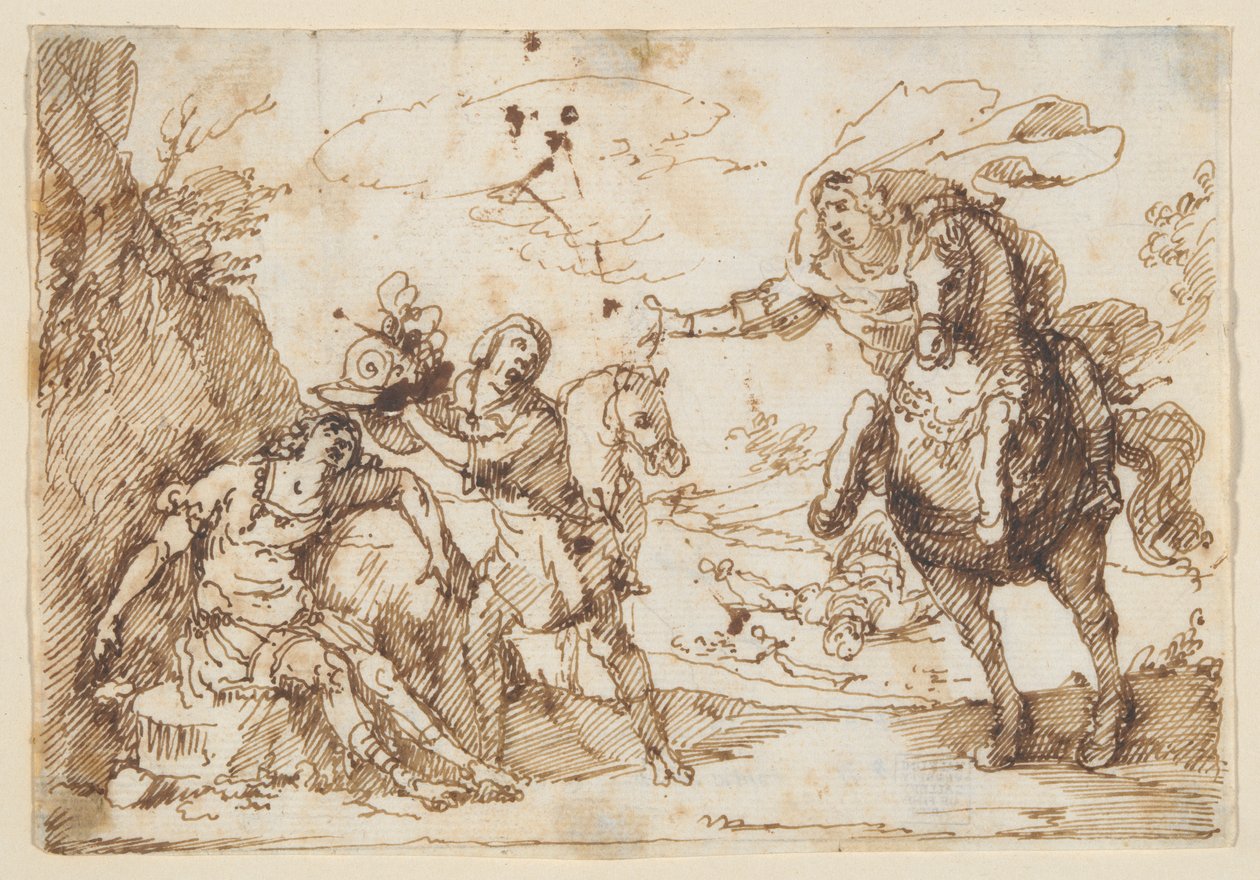 Tasso'dan bir sahne by Francesco Allegrini