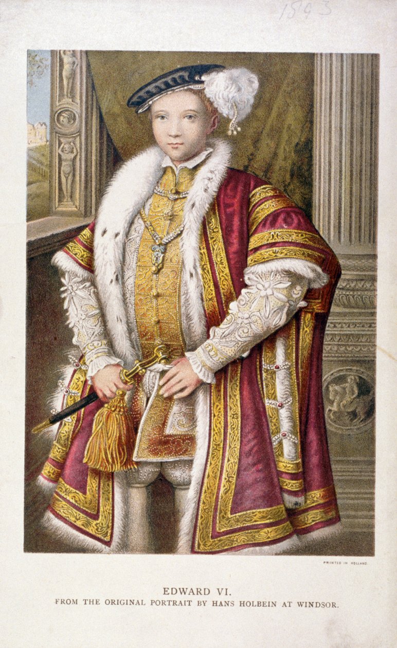 Edward VI, İngiltere Kralı, c1552, 1793 by Francesco Bartolozzi