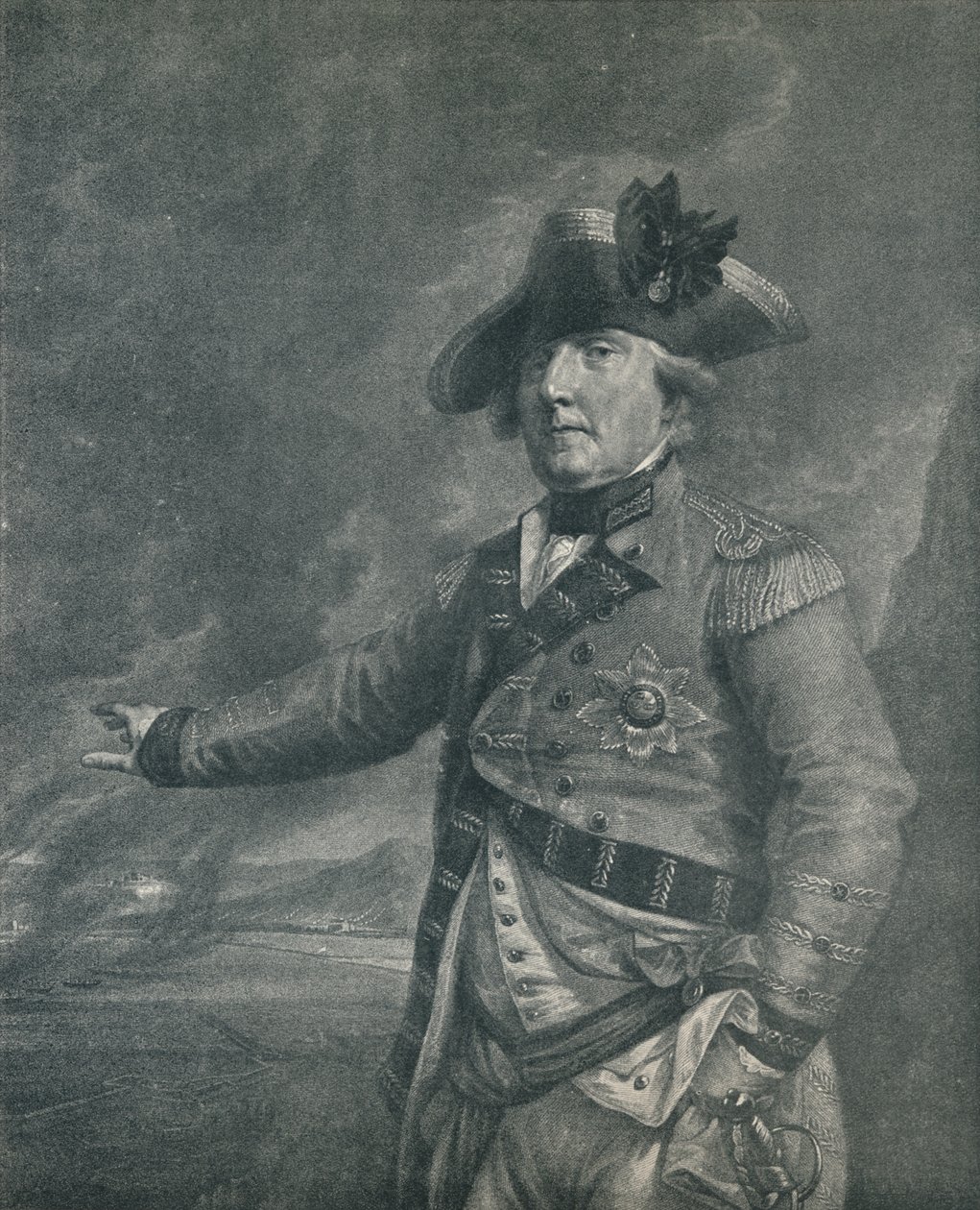 George Augustus Elliot Lord Heathfield, Cebelitarık Valisi, 1788 1909 by Francesco Bartolozzi