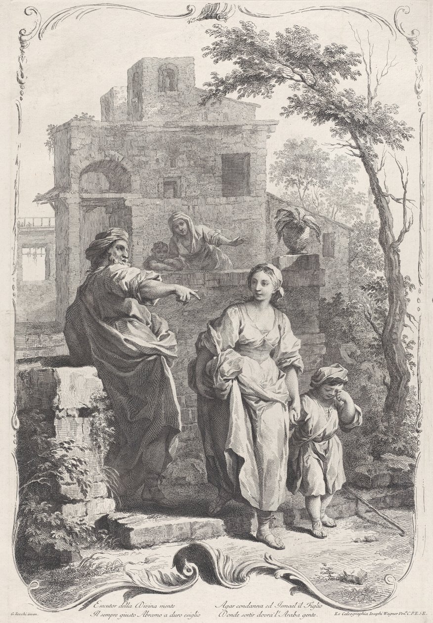 Hacer Vahşi Doğaya Gönderildi, 1758. by Francesco Bartolozzi