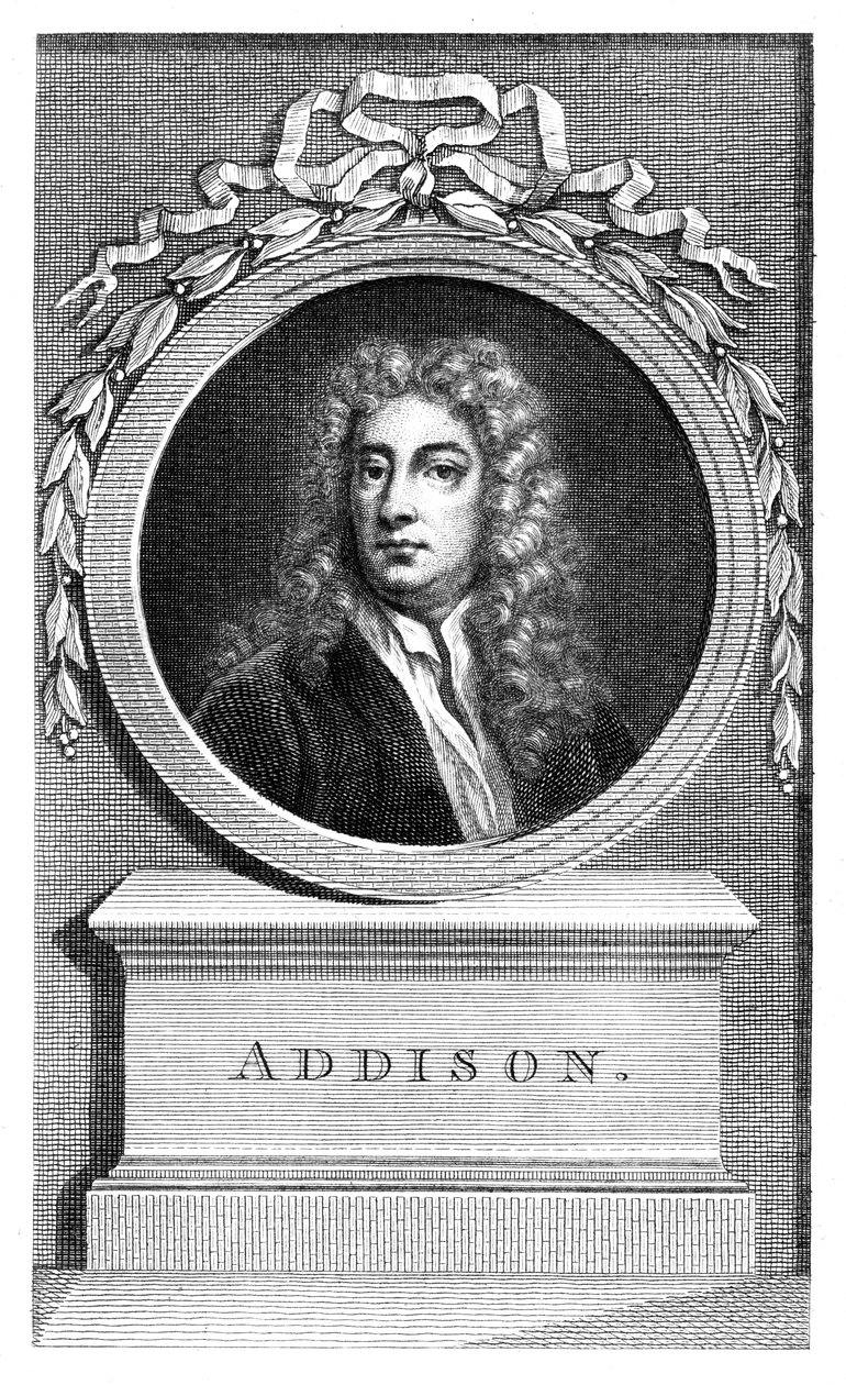 Joseph Addison, İngiliz politikacı ve yazar. by Francesco Bartolozzi