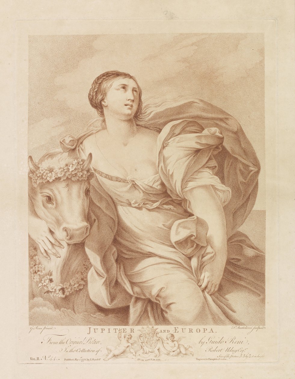 Jüpiter en Europa Jüpiter ve Europa (nesne üzerindeki başlık) by Francesco Bartolozzi