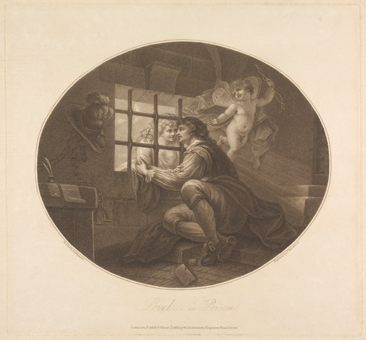 Hapishanede Lovelace by Francesco Bartolozzi