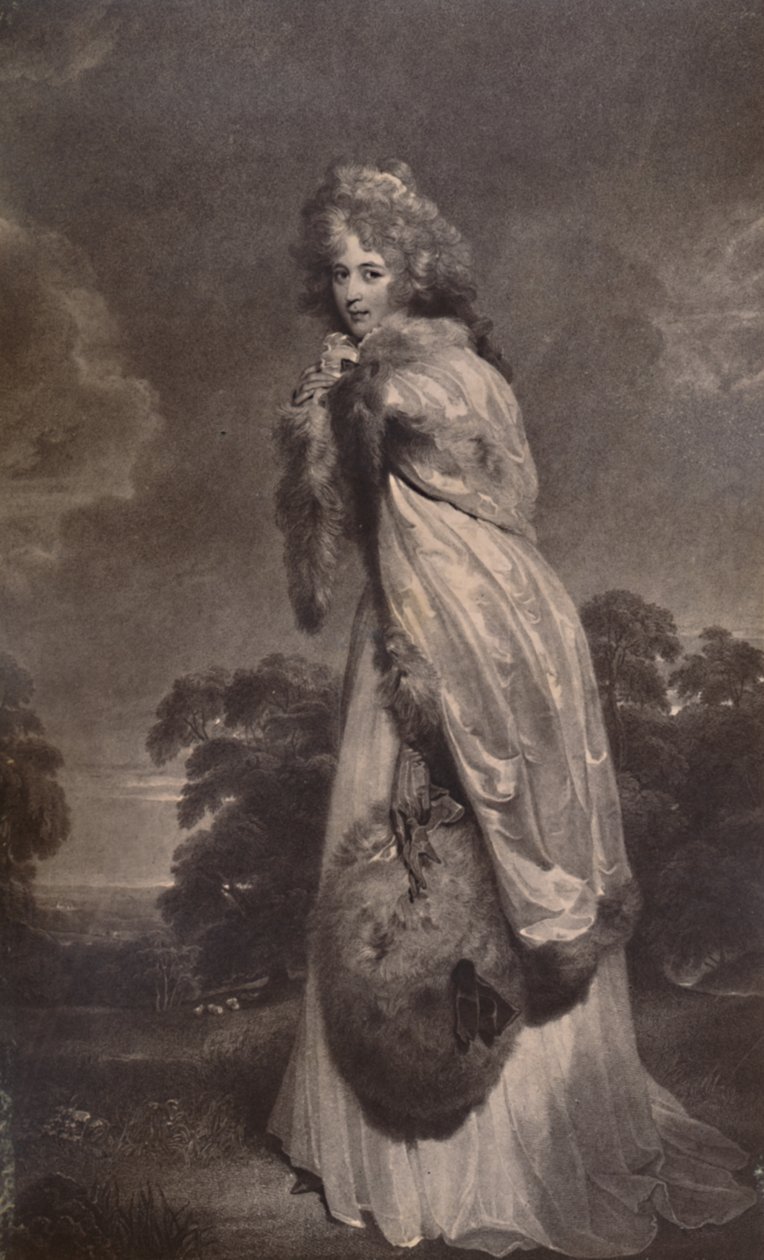 Bayan Elizabeth Farren, sonradan Derby Kontesi, c1792 1894 by Francesco Bartolozzi