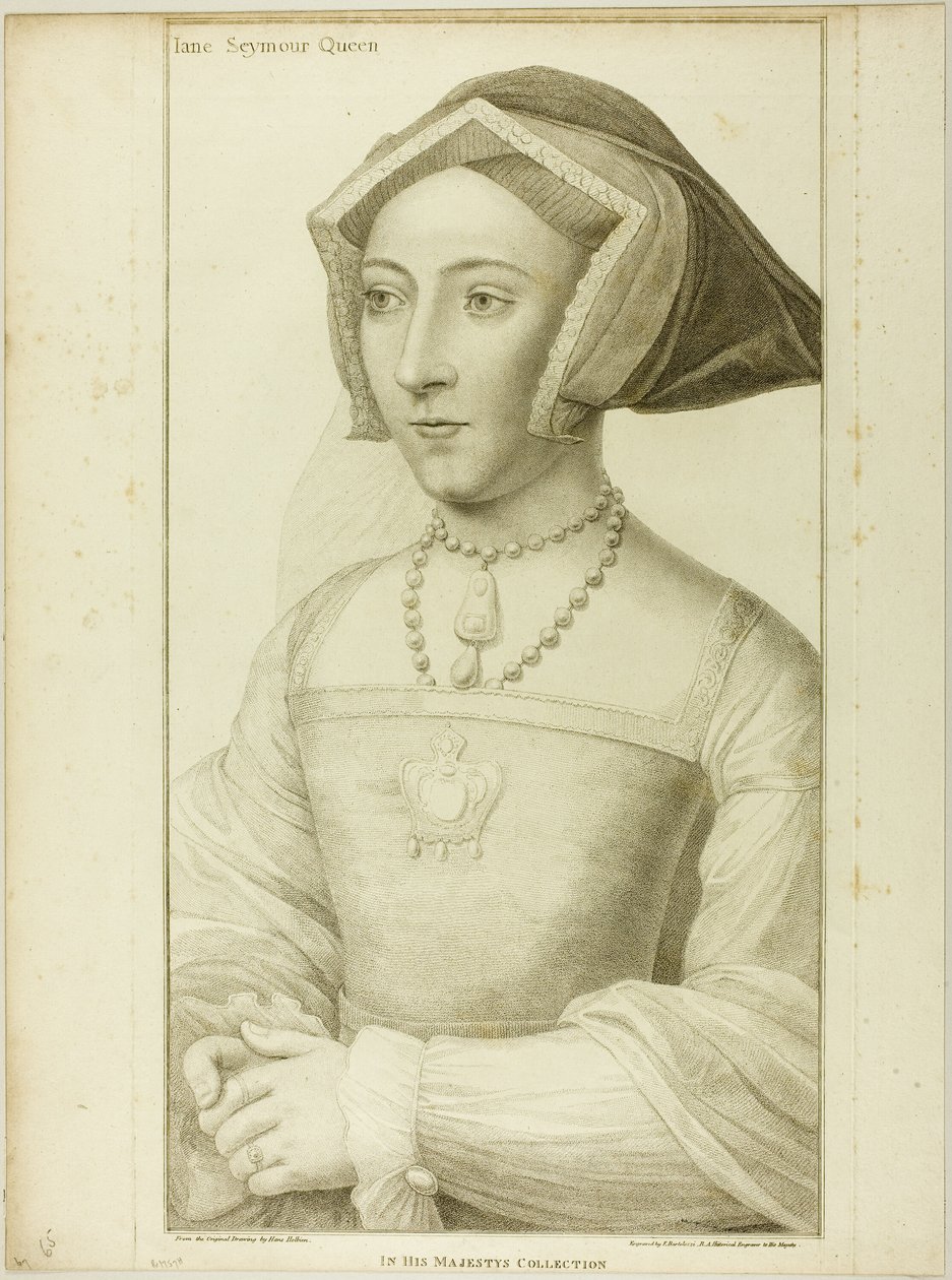 Kraliçe Jane Seymour by Francesco Bartolozzi