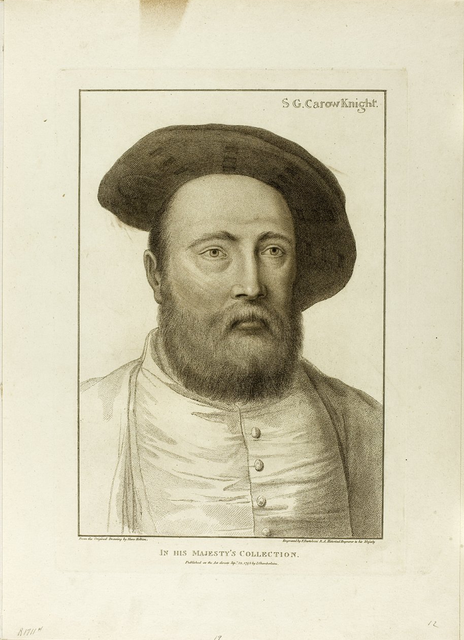 SG Carow, Şövalye by Francesco Bartolozzi