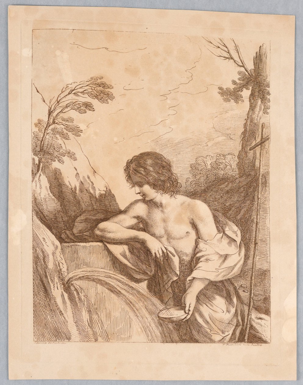 Vahşi Doğada Aziz John by Francesco Bartolozzi