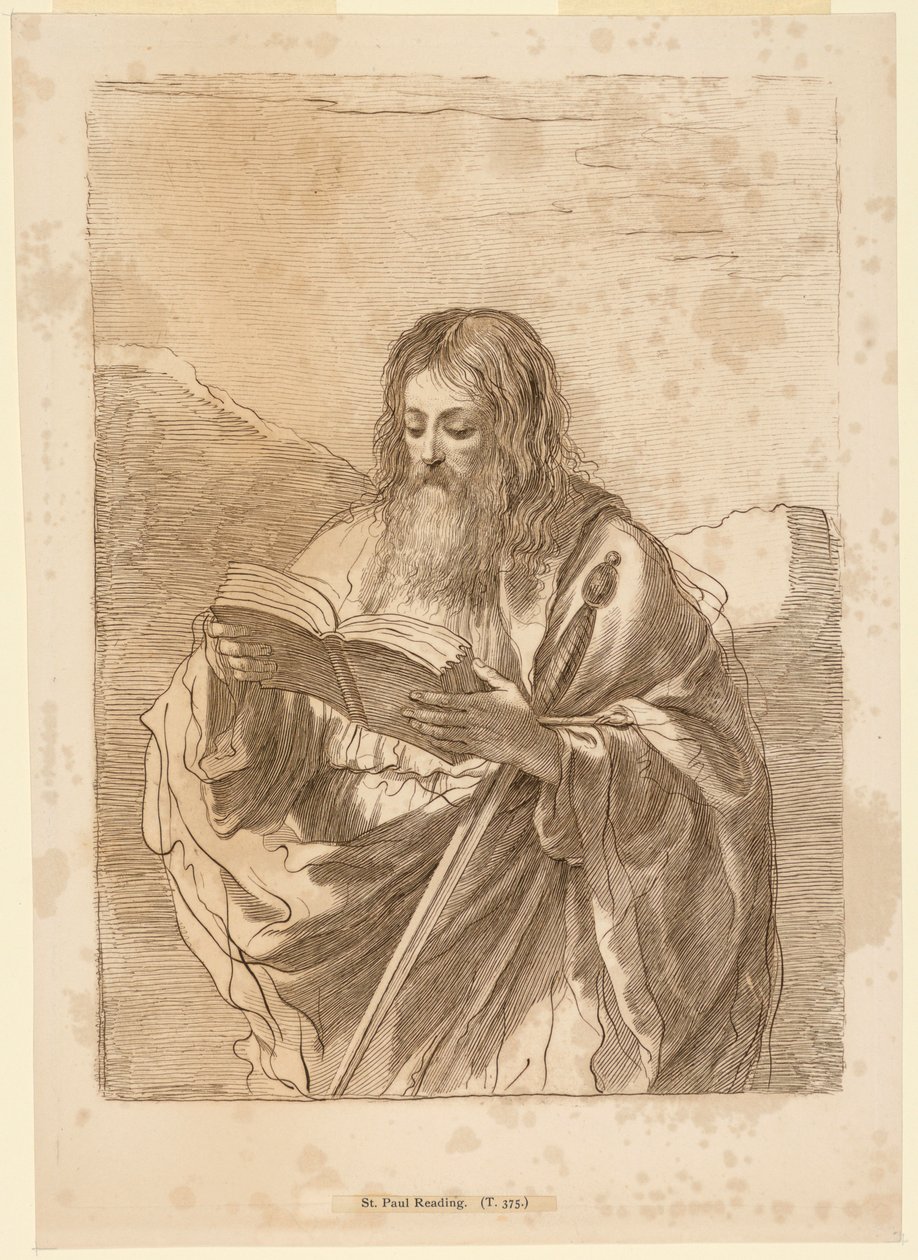 Aziz Paul Okuması by Francesco Bartolozzi