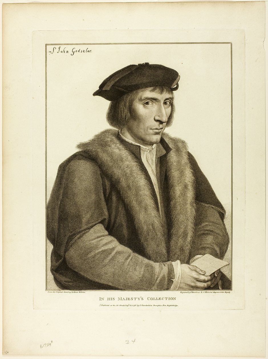 Sör John Godsalve by Francesco Bartolozzi
