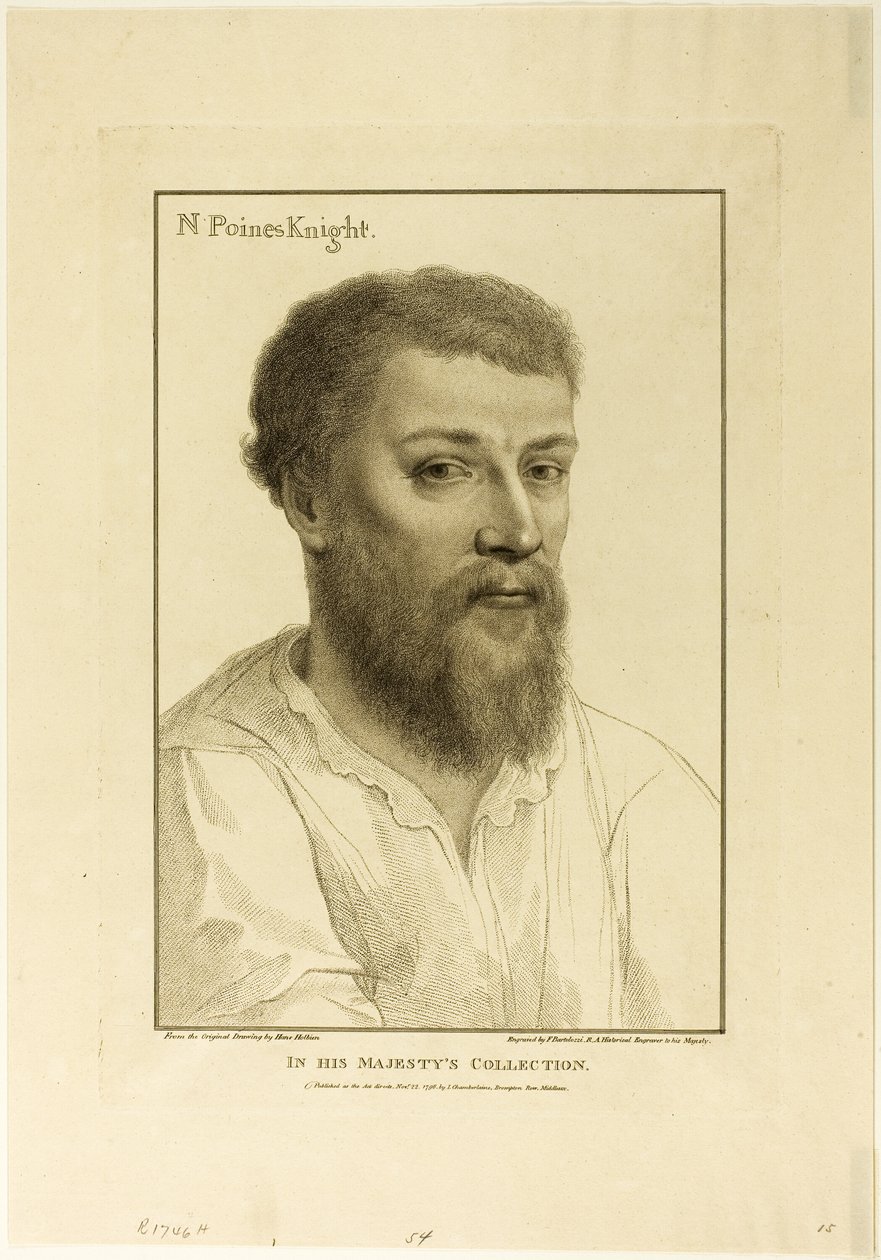 Sör Nicholas Poines by Francesco Bartolozzi