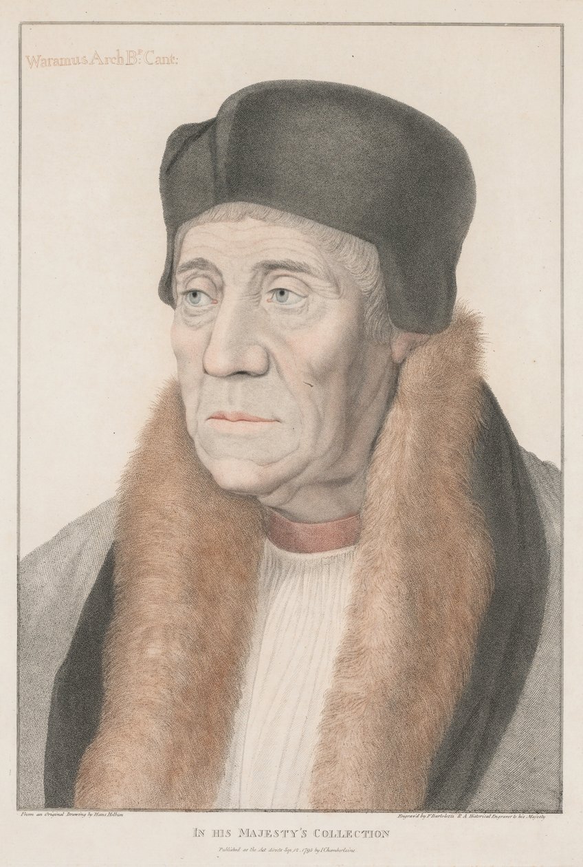 Canterbury Waramus Başpiskoposu by Francesco Bartolozzi