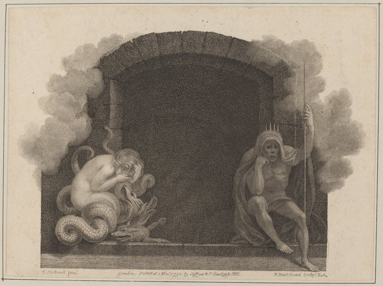 Ölüm Mezarı by Francesco Bartolozzi after Thomas Stothard