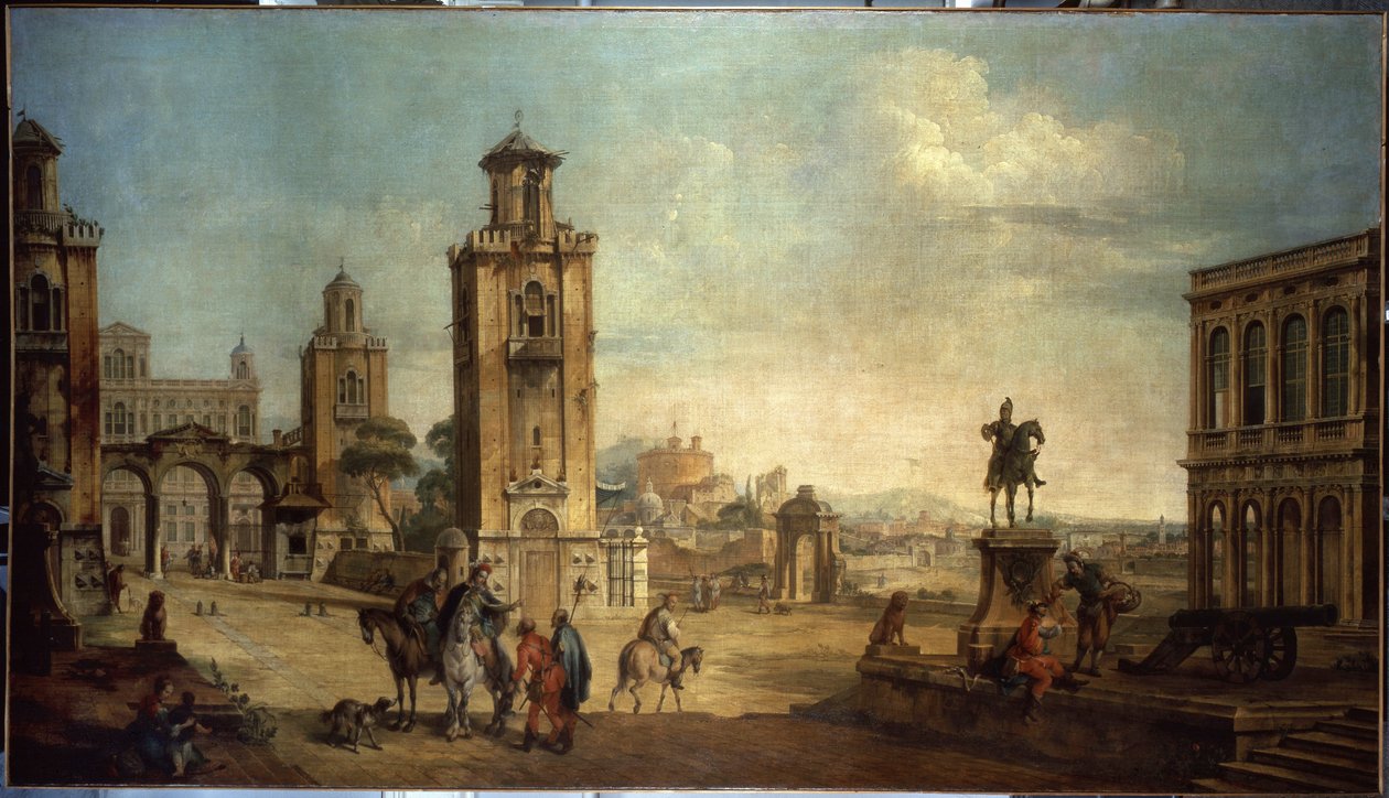Francesco Battaglioli (ec. venit.) (1722-1790) 18. Yüzyıl Hermitage Müzesi, Saint Petersburg by Francesco Battaglioli