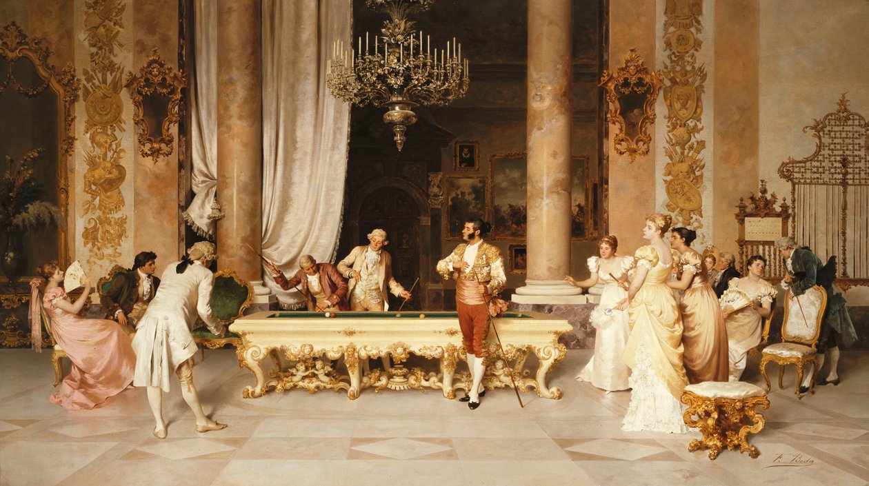 Bilardo Oyunu by Francesco Beda