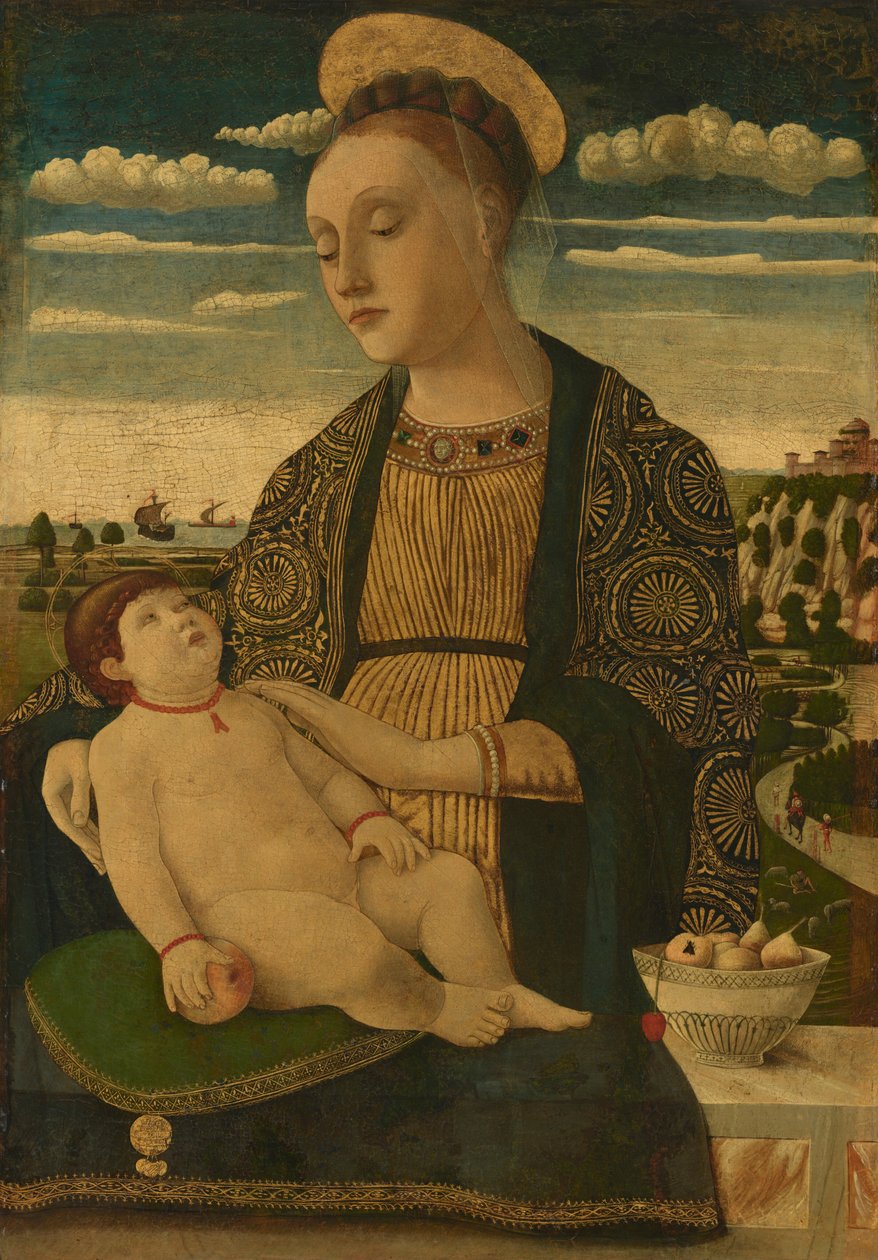 madonna ve çocuk by Francesco Benaglio
