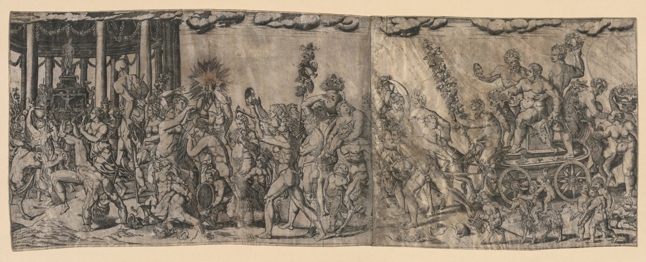 Bacchanalian Sahnesi by Francesco Bertelli