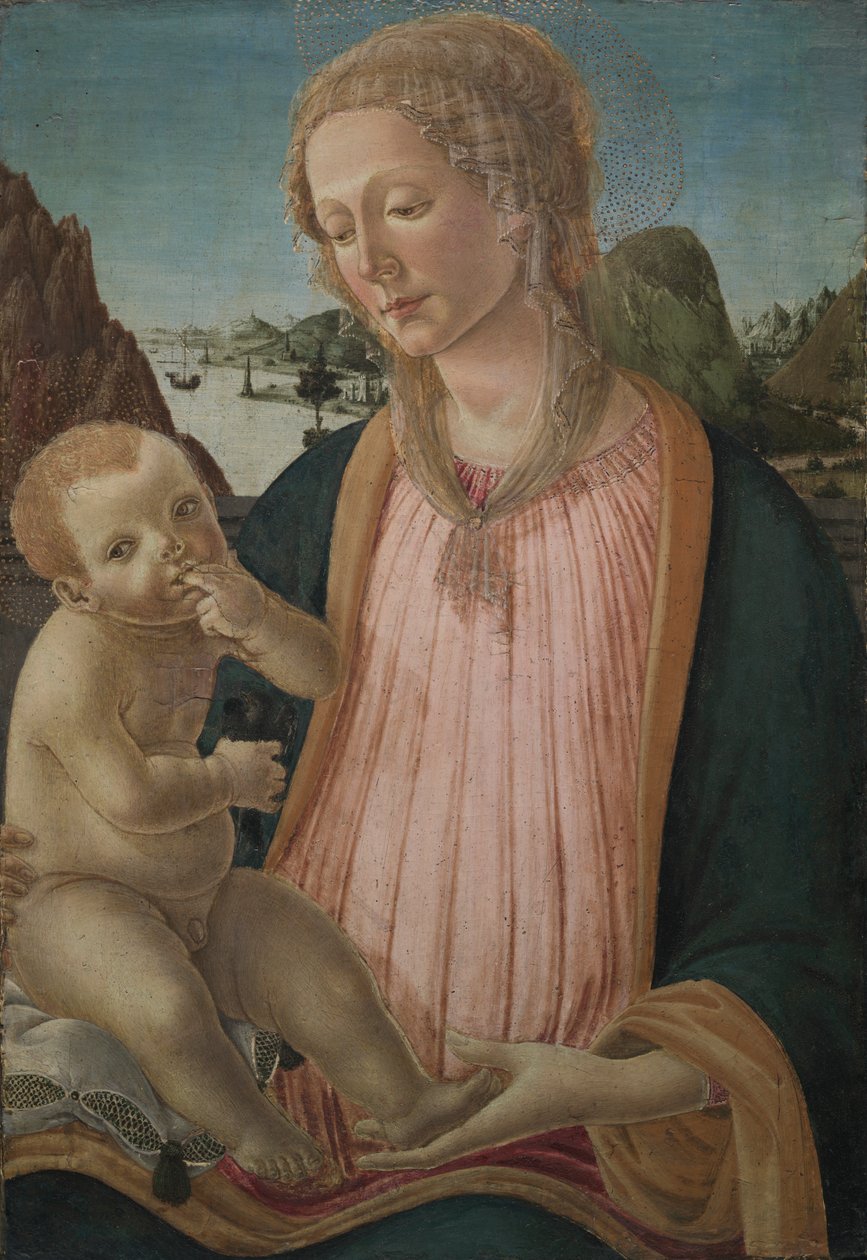 madonna ve çocuk by Francesco Botticini