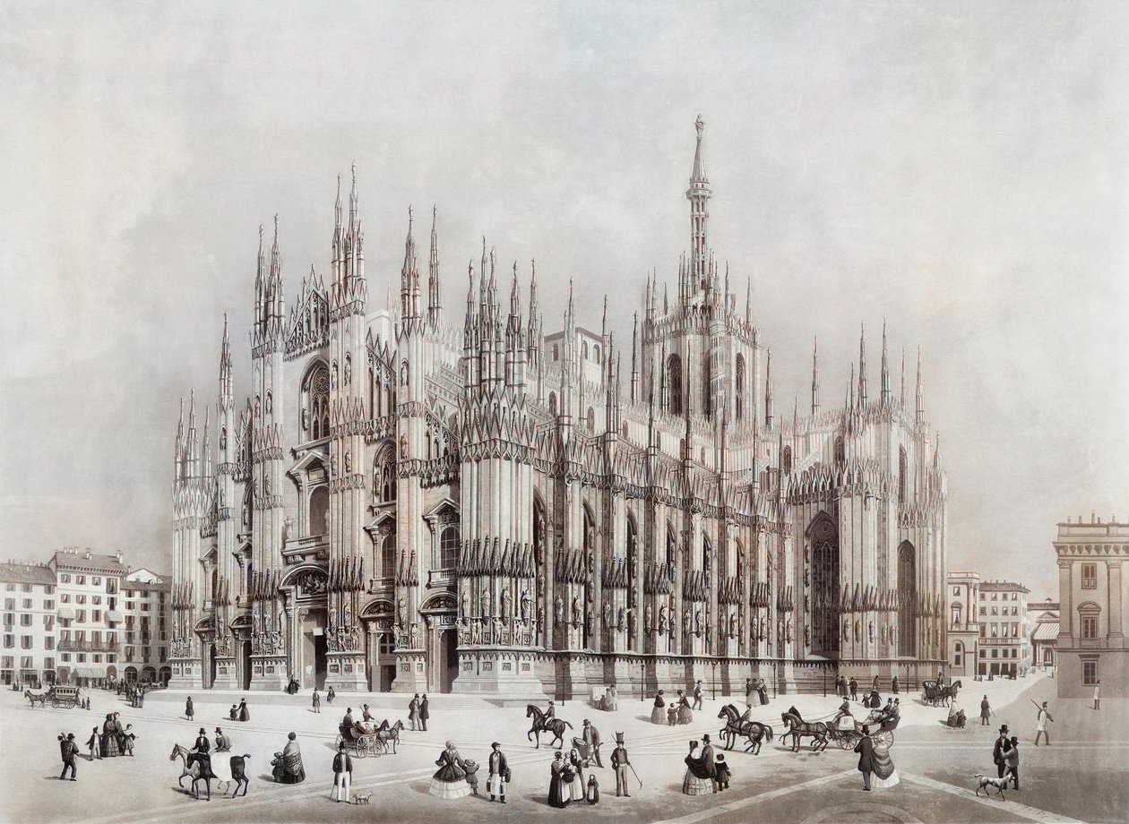 Duomo veya katedral, Milano, İtalya by Francesco Citterio