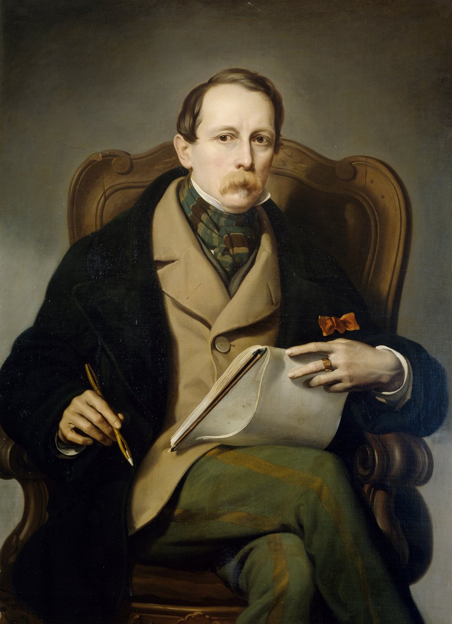 Kendi Portresi, Francis Coghetti (1802-1875) by Francesco Coghetti