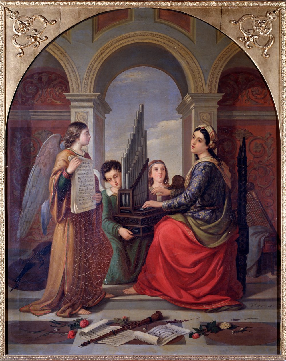 Aziz Cecilia (resim by Francesco Cogorno