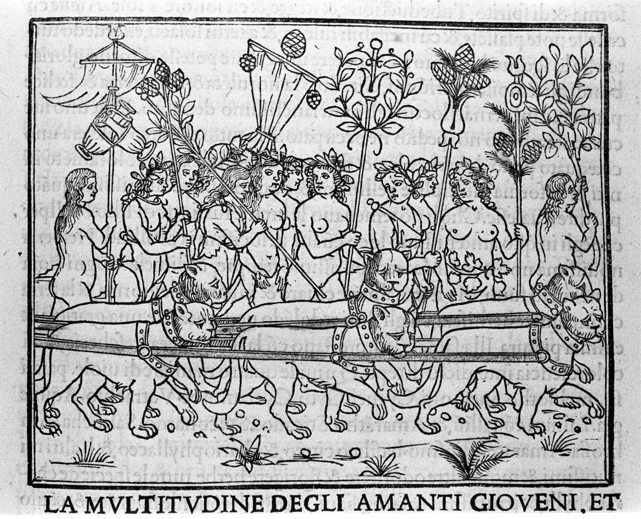 Dominik keşiş Francesco Colonna, Venedik tarafından “Hypnerotomachia Polyphili” (Poliphila rüyası) üzerine gravür by Francesco Colonna