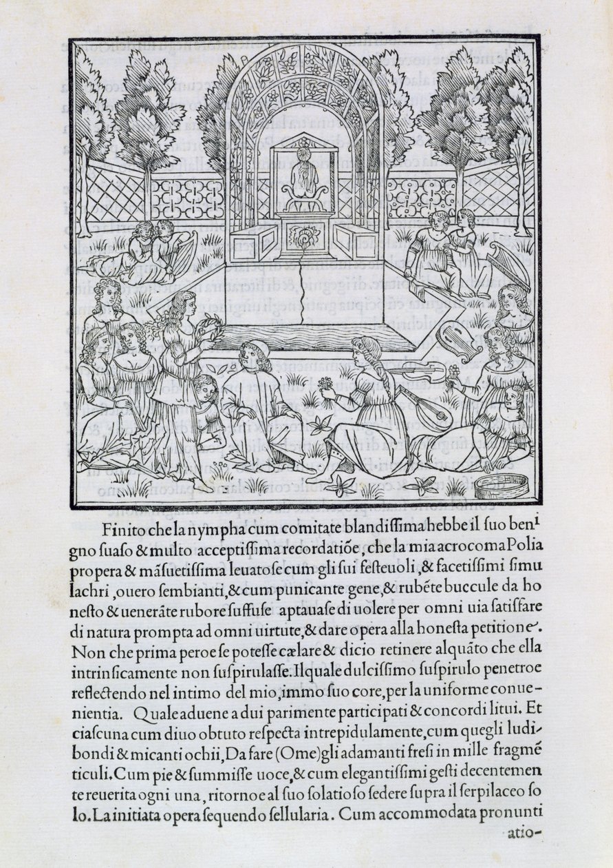 Polia Aşığı ile Periler, Francesco Colonna