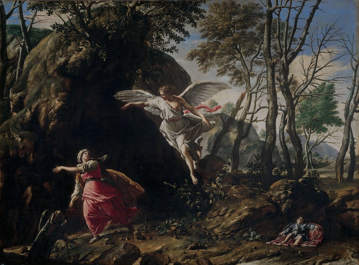 Çölde Hacer ve İsmail by Francesco Cozza