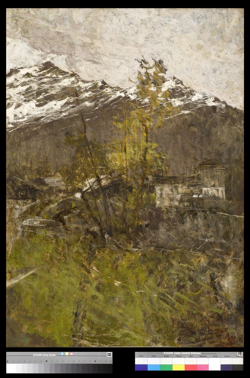 İlk Kar veya Manzara, 1889 by Francesco Filippini