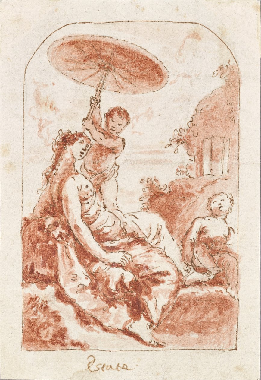 Yaz Alegorisi by Francesco Fontebasso