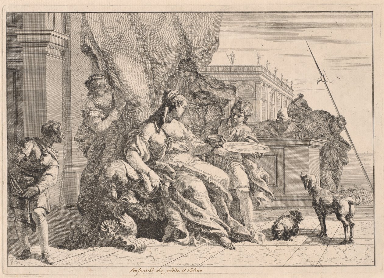 Sofonisba (veya Artemisia) by Francesco Fontebasso