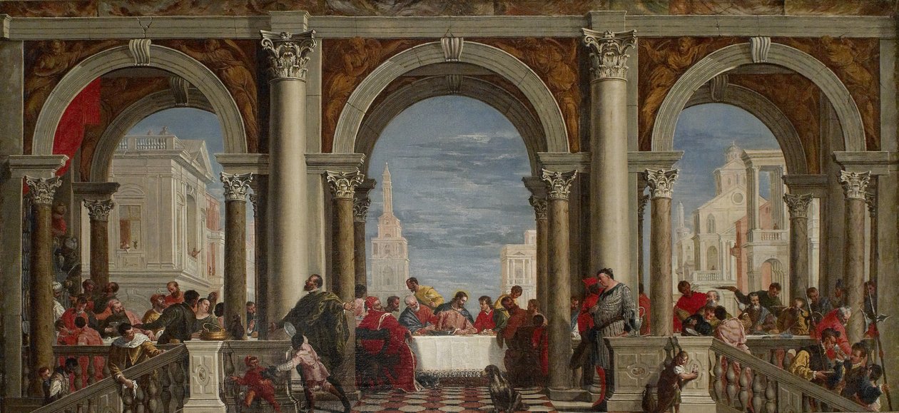 Levi Evi'nde Ziyafet by Francesco Fontebasso