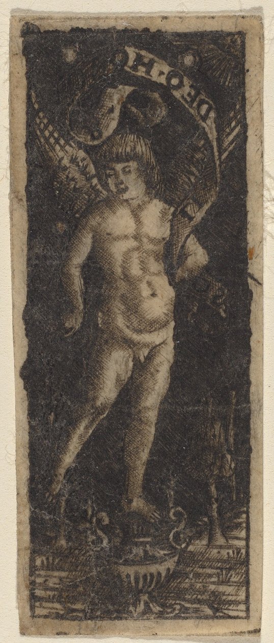 Bir Vazo Üzerindeki Melek Yazılı: "SOLI DEO HONOR" by Francesco Francia or Peregrino da Cesena