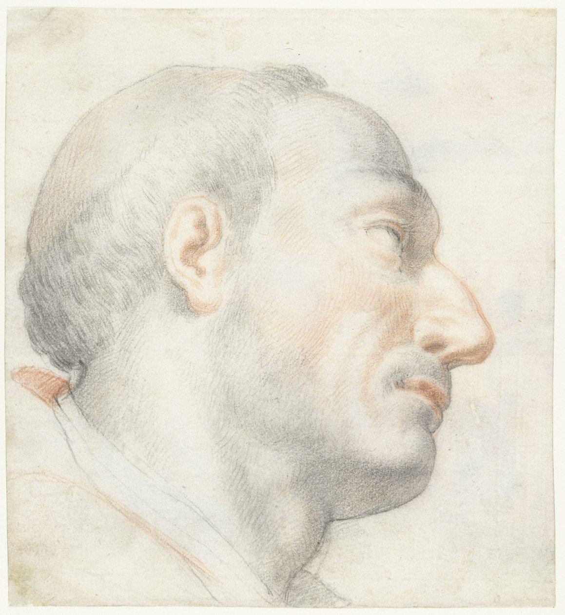 San Carlo Borromeo'nun başı by Francesco Furini (attributed to)