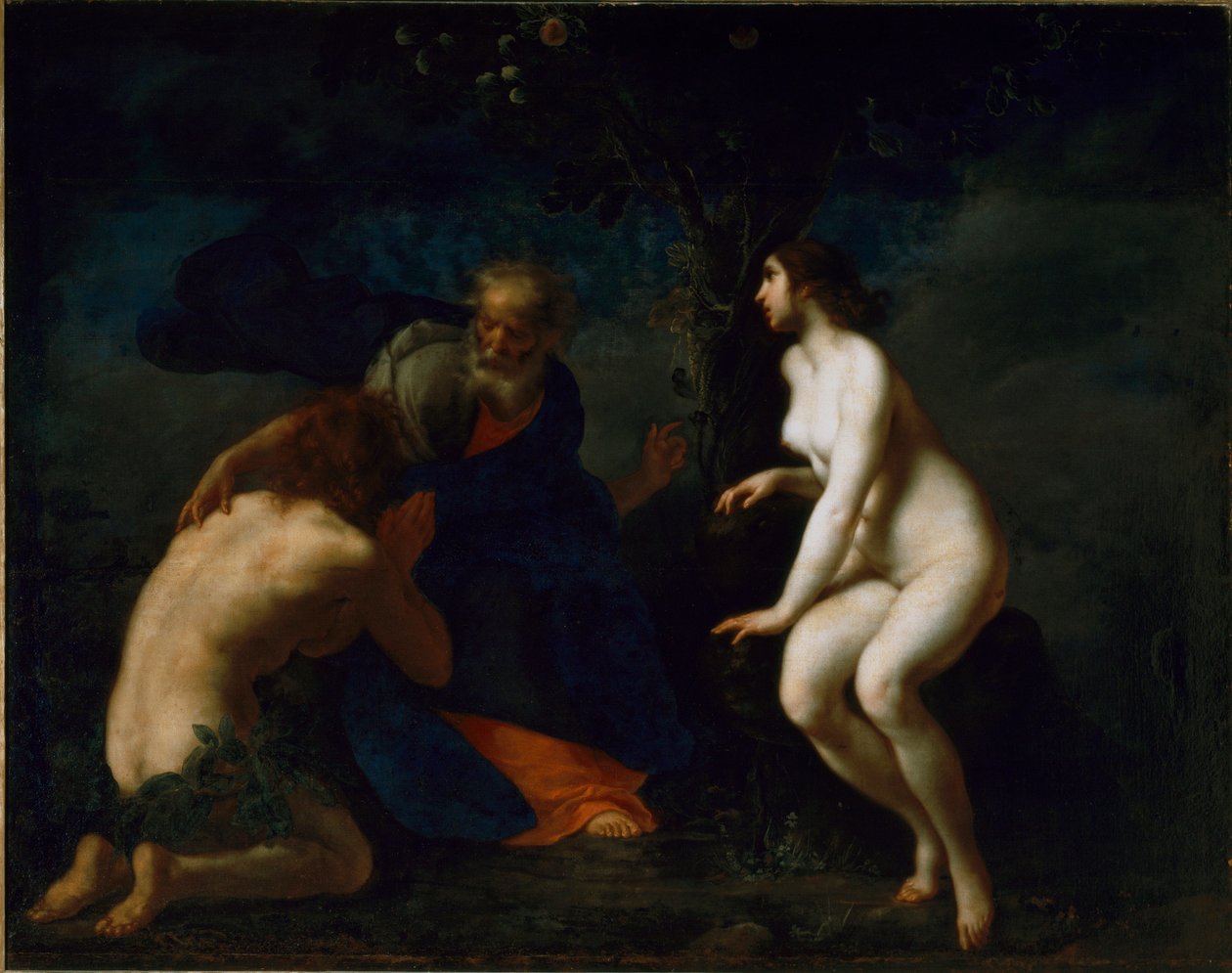 Adem ve Havva Tablosu, Francesco Furini by Francesco Furini